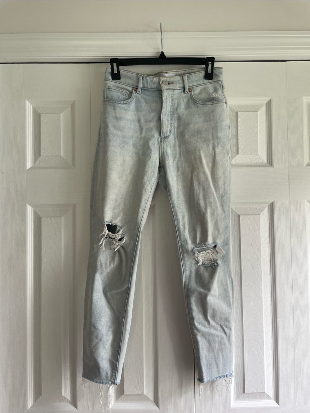LOFT curvy high waist skinny ankle jeans